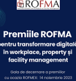 Premiile ROFMA pentru transformare digitală în workplace, property și facility management Premiile ROFMA pentru transformare digitală în workplace, property și facility management
